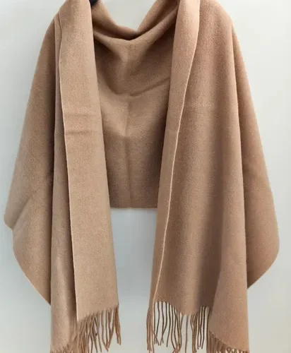 Mélange cashmere & wool wrap — supplier product photograph