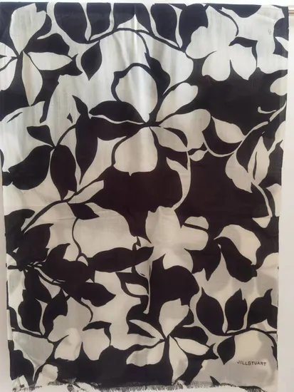 Floral fine wool wrap — supplier product photograph