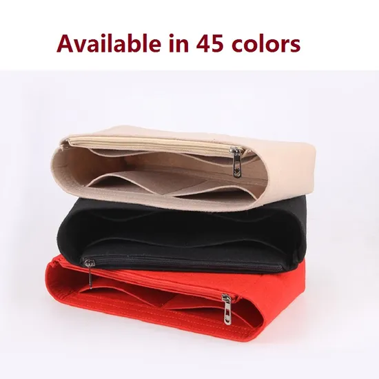 Medium felt bag insert — supplier product photograph