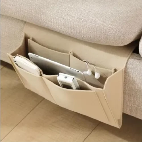 Felt bedside pocket caddy — supplier product photograph